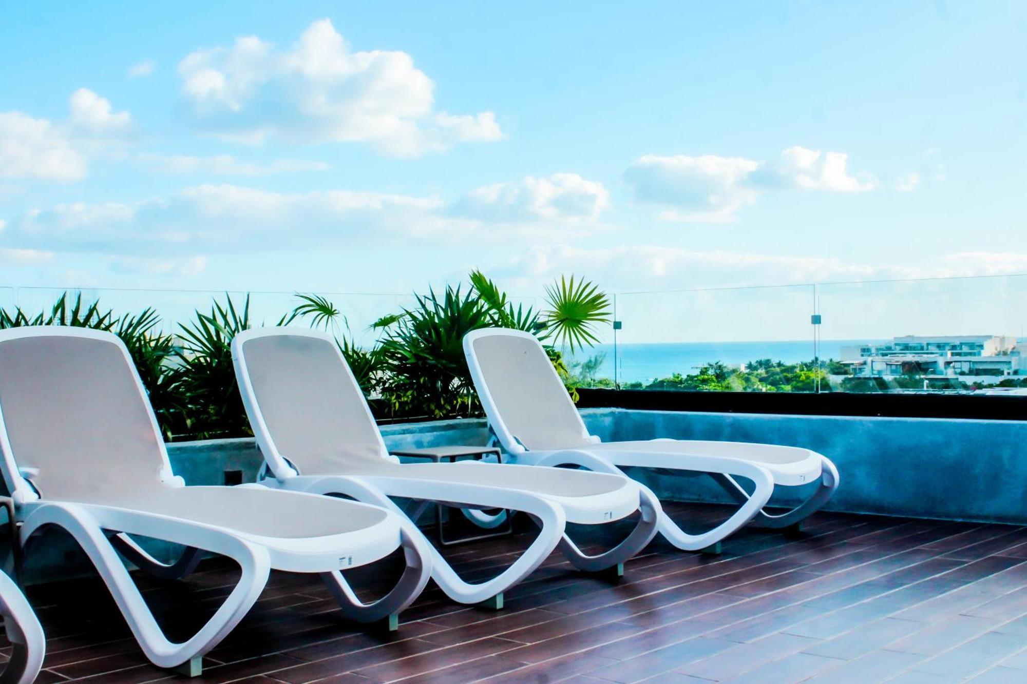 Big, Modern And Beautiful Beach Apartament 1Br Ocean View Playa del Carmen Exterior photo