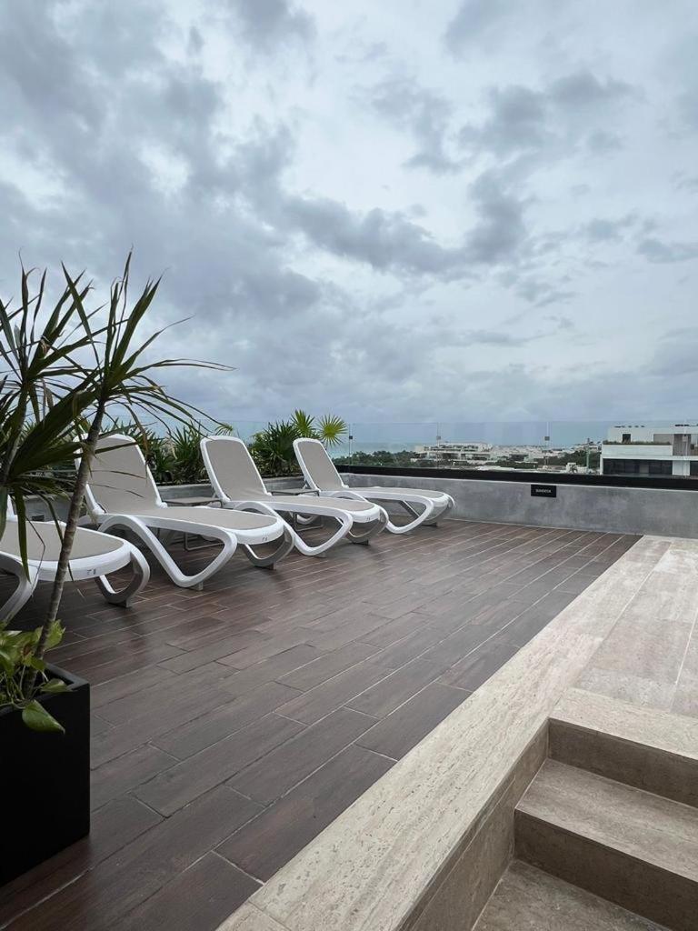 Big, Modern And Beautiful Beach Apartament 1Br Ocean View Playa del Carmen Exterior photo
